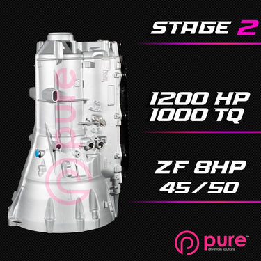 PURE ZF 8HP45/50 STAGE 2 TRANSMISSION UPGRADE 1200HP/1000TQ